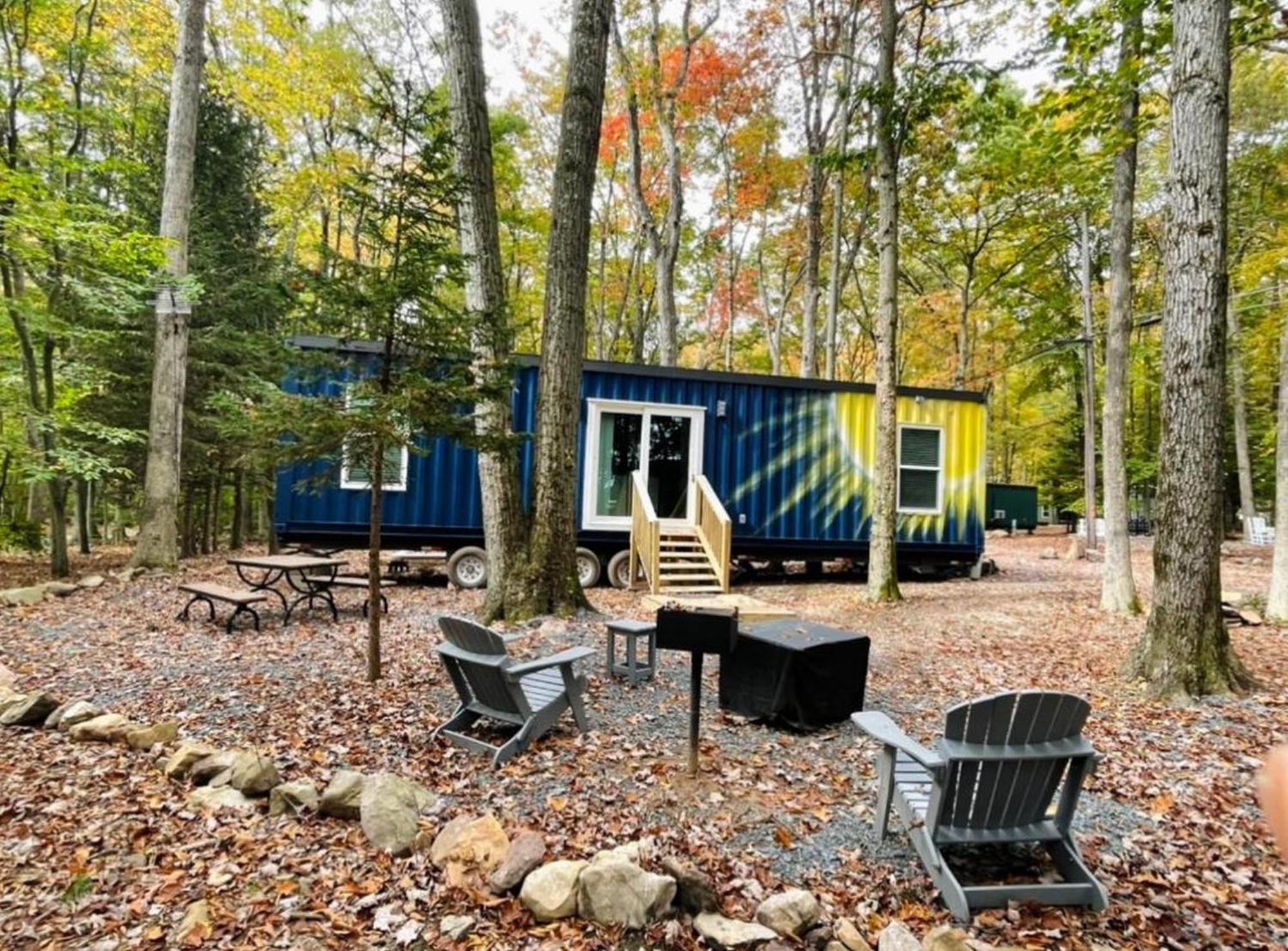 Camptel Poconos Lodging Albrightsville Esterno foto