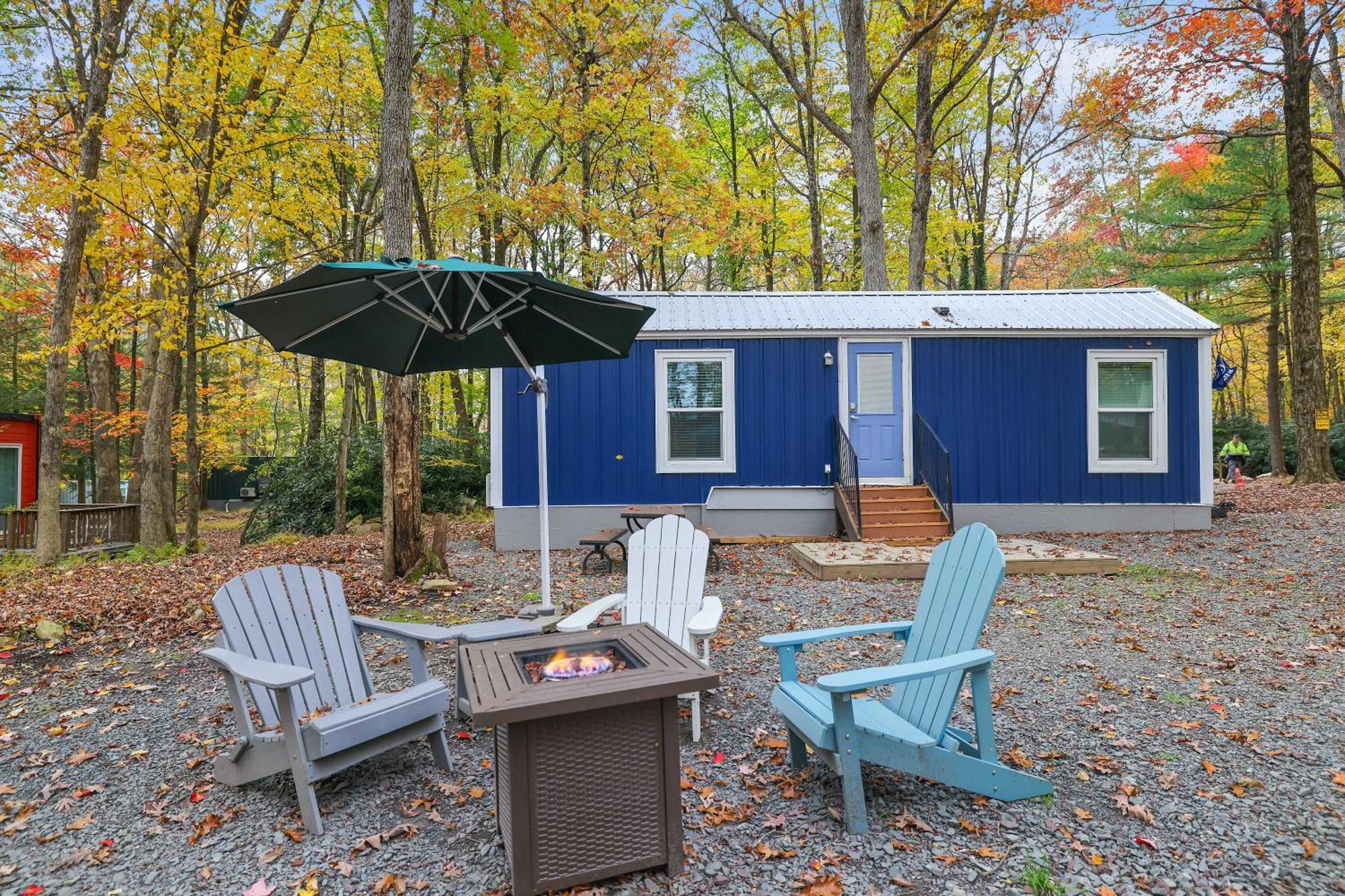 Camptel Poconos Lodging Albrightsville Esterno foto