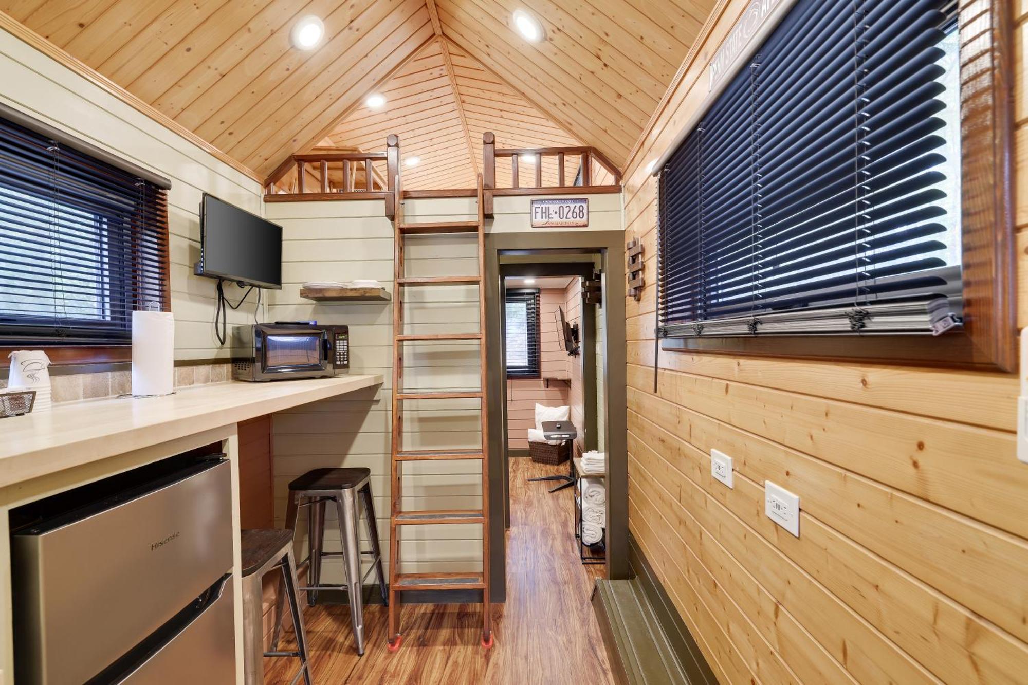 Camptel Poconos Lodging Albrightsville Esterno foto