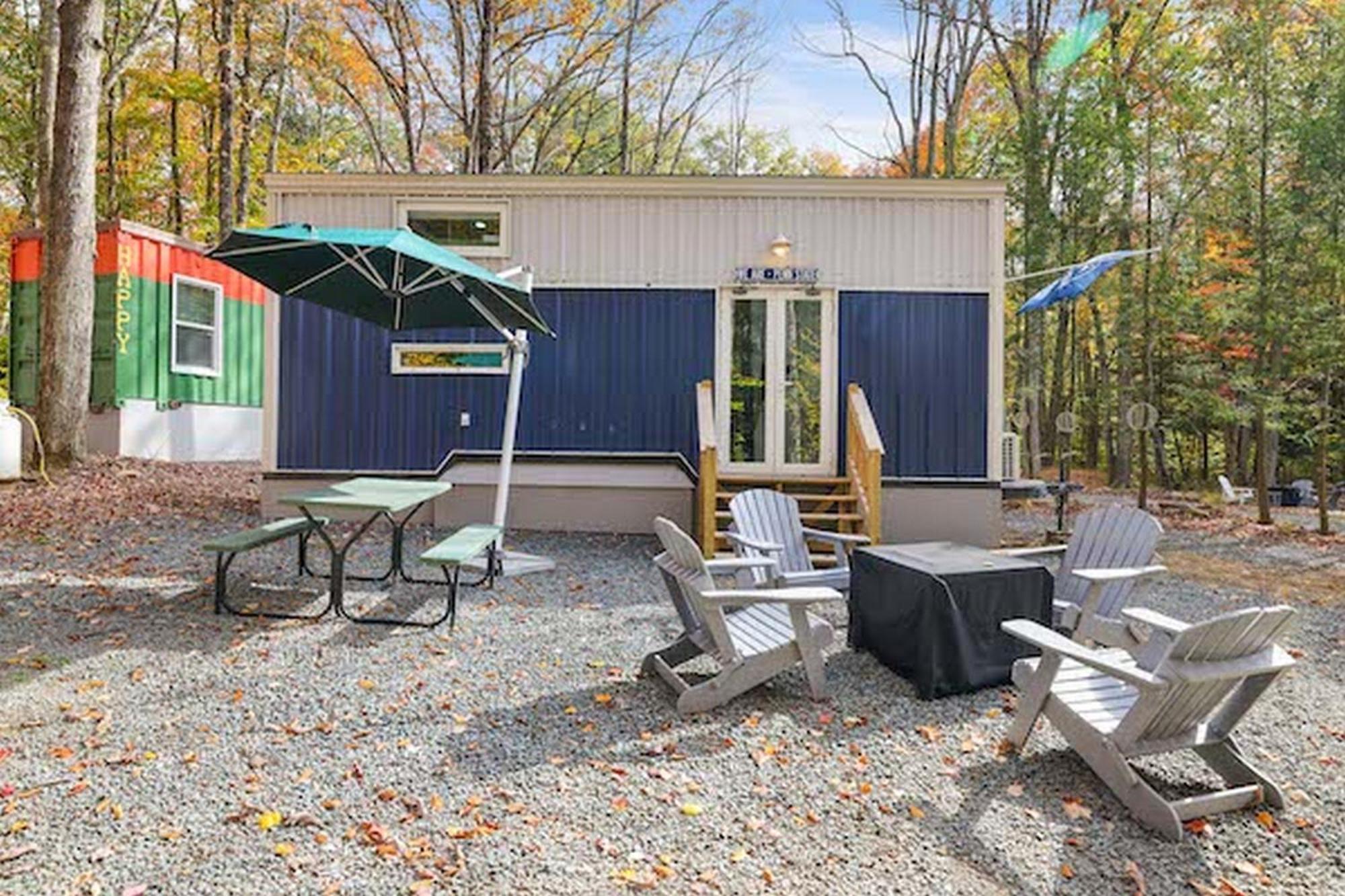 Camptel Poconos Lodging Albrightsville Esterno foto