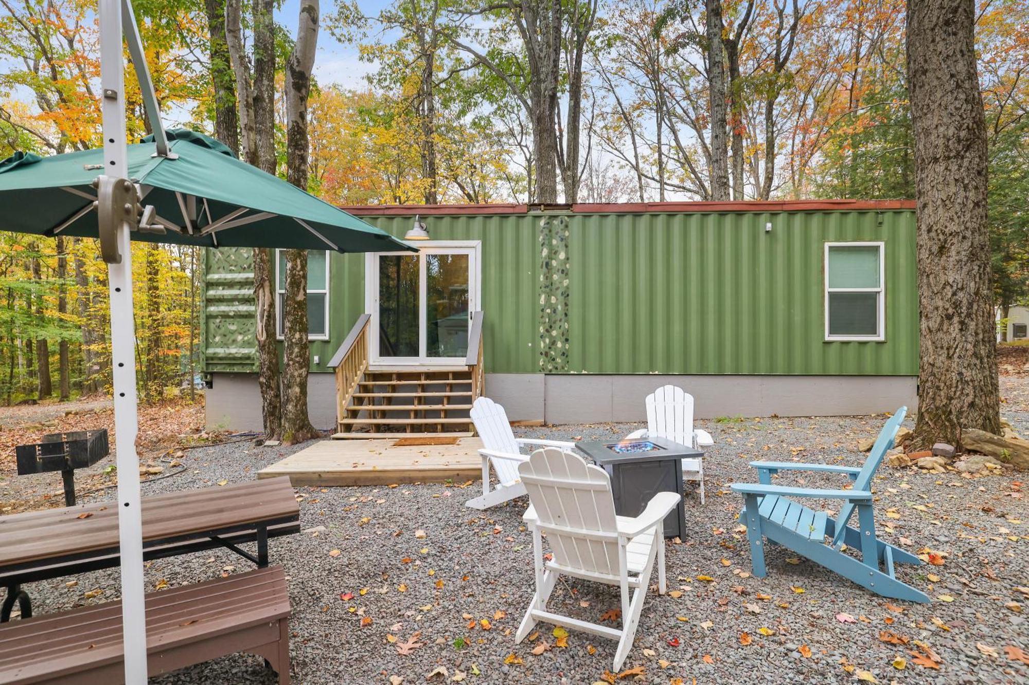 Camptel Poconos Lodging Albrightsville Esterno foto