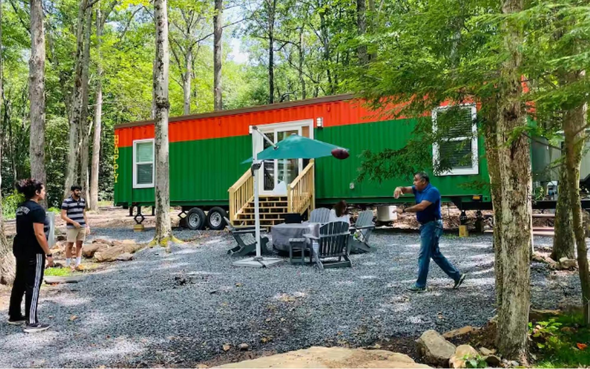 Camptel Poconos Lodging Albrightsville Esterno foto