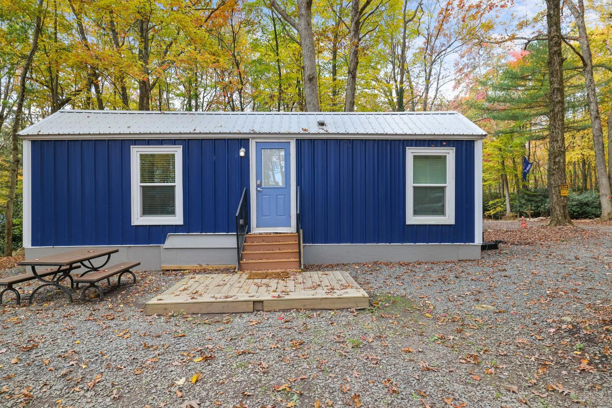 Camptel Poconos Lodging Albrightsville Esterno foto