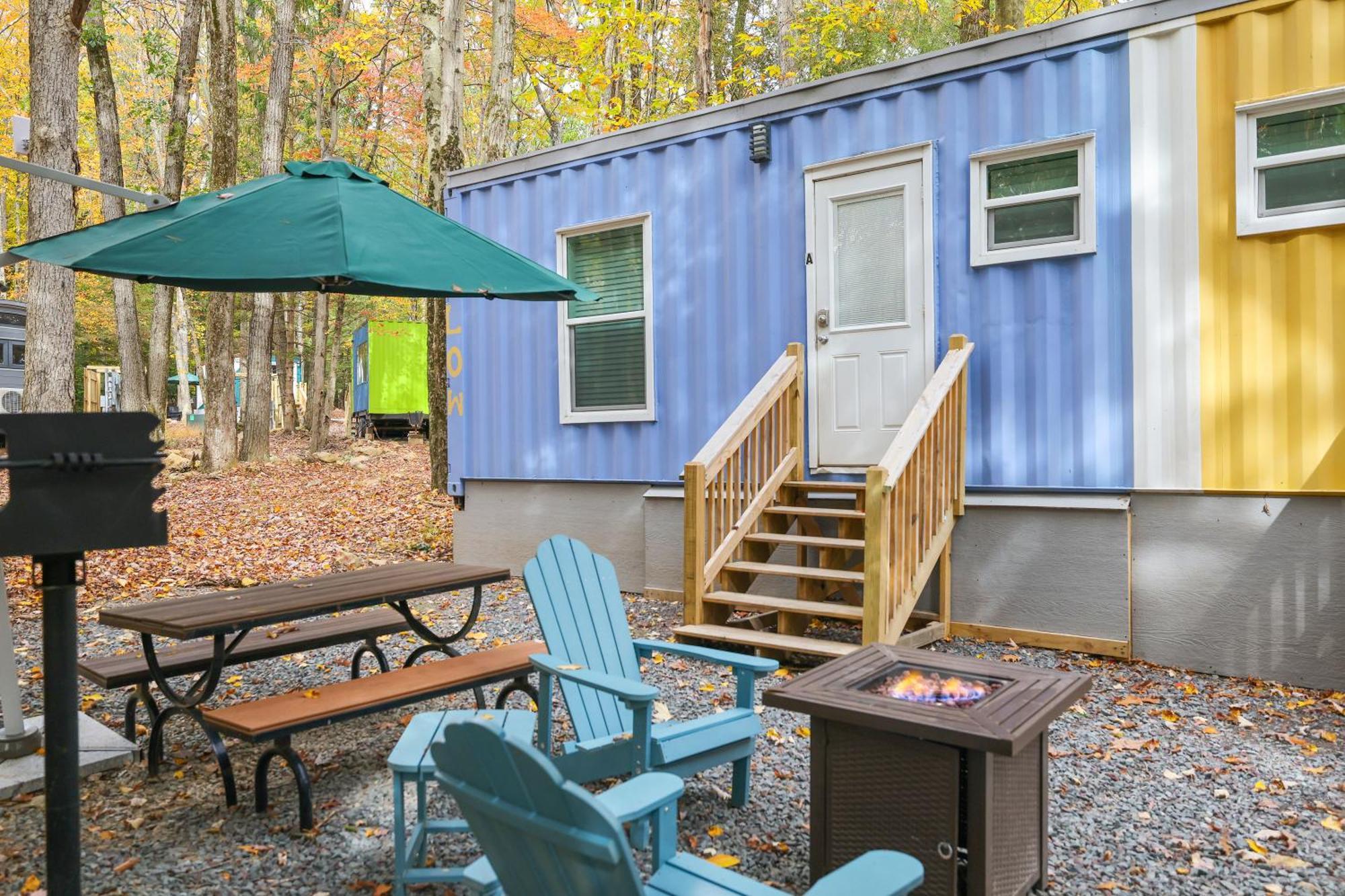 Camptel Poconos Lodging Albrightsville Esterno foto