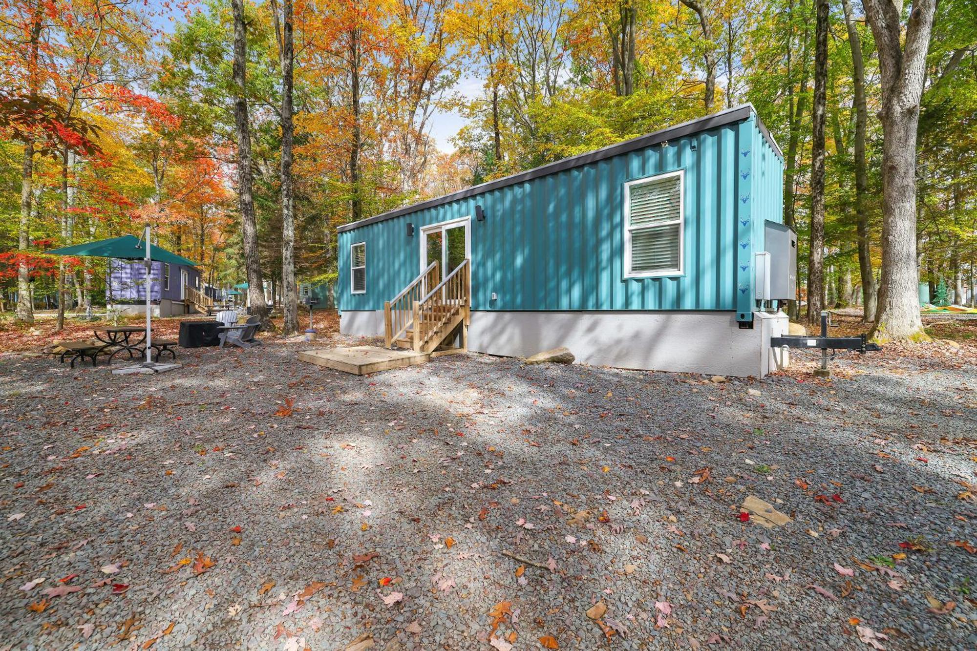 Camptel Poconos Lodging Albrightsville Esterno foto