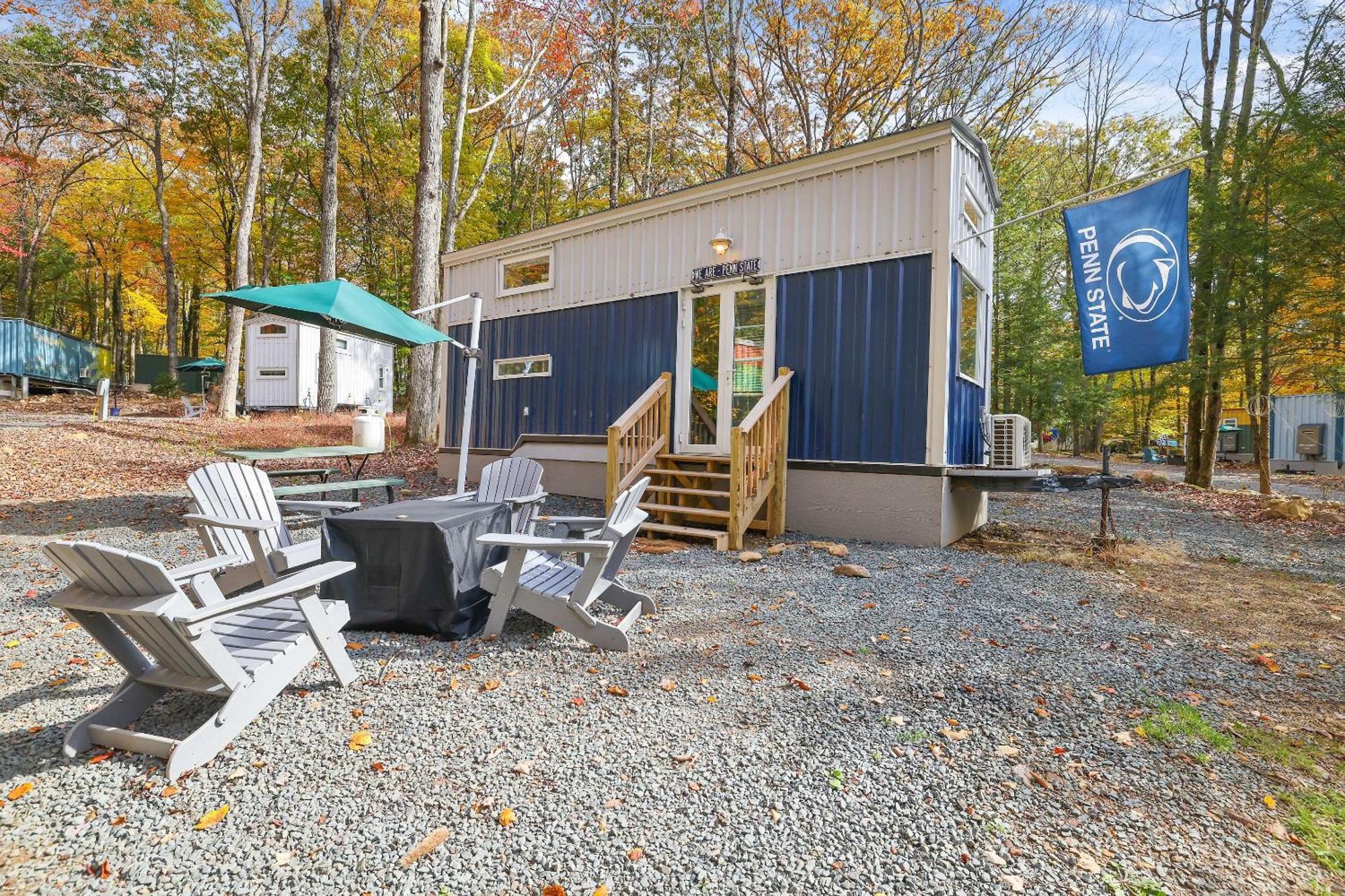 Camptel Poconos Lodging Albrightsville Esterno foto