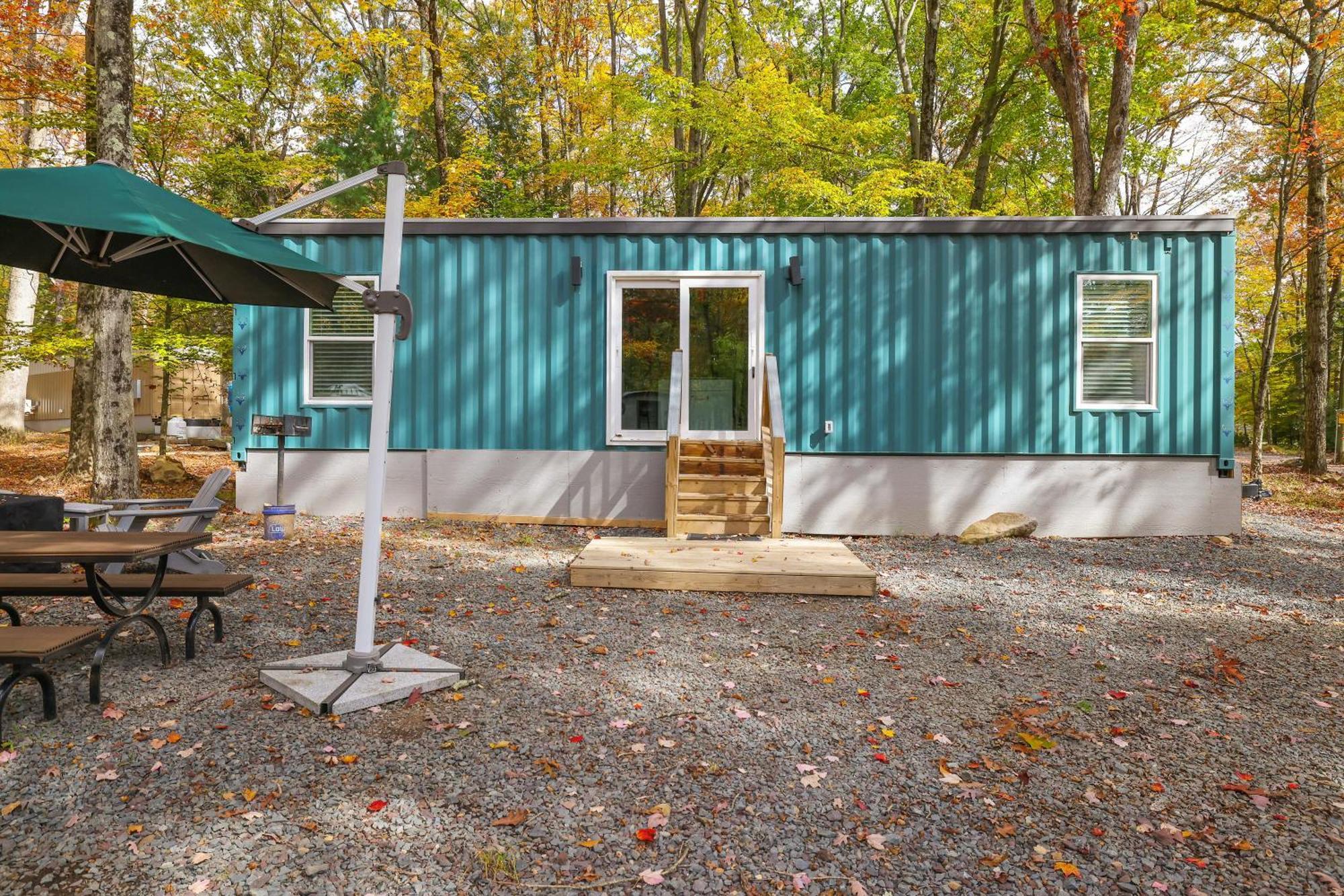 Camptel Poconos Lodging Albrightsville Esterno foto