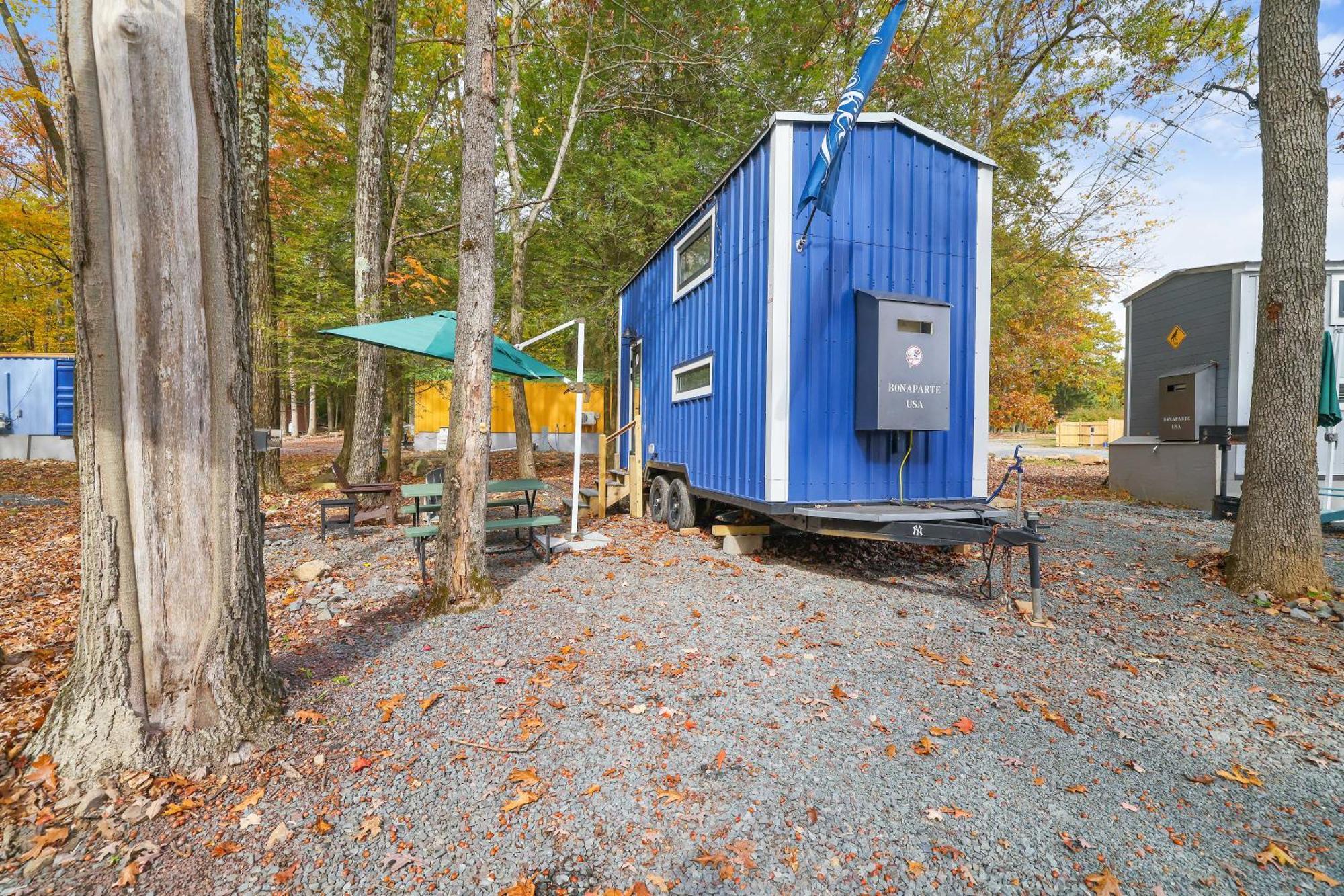 Camptel Poconos Lodging Albrightsville Esterno foto