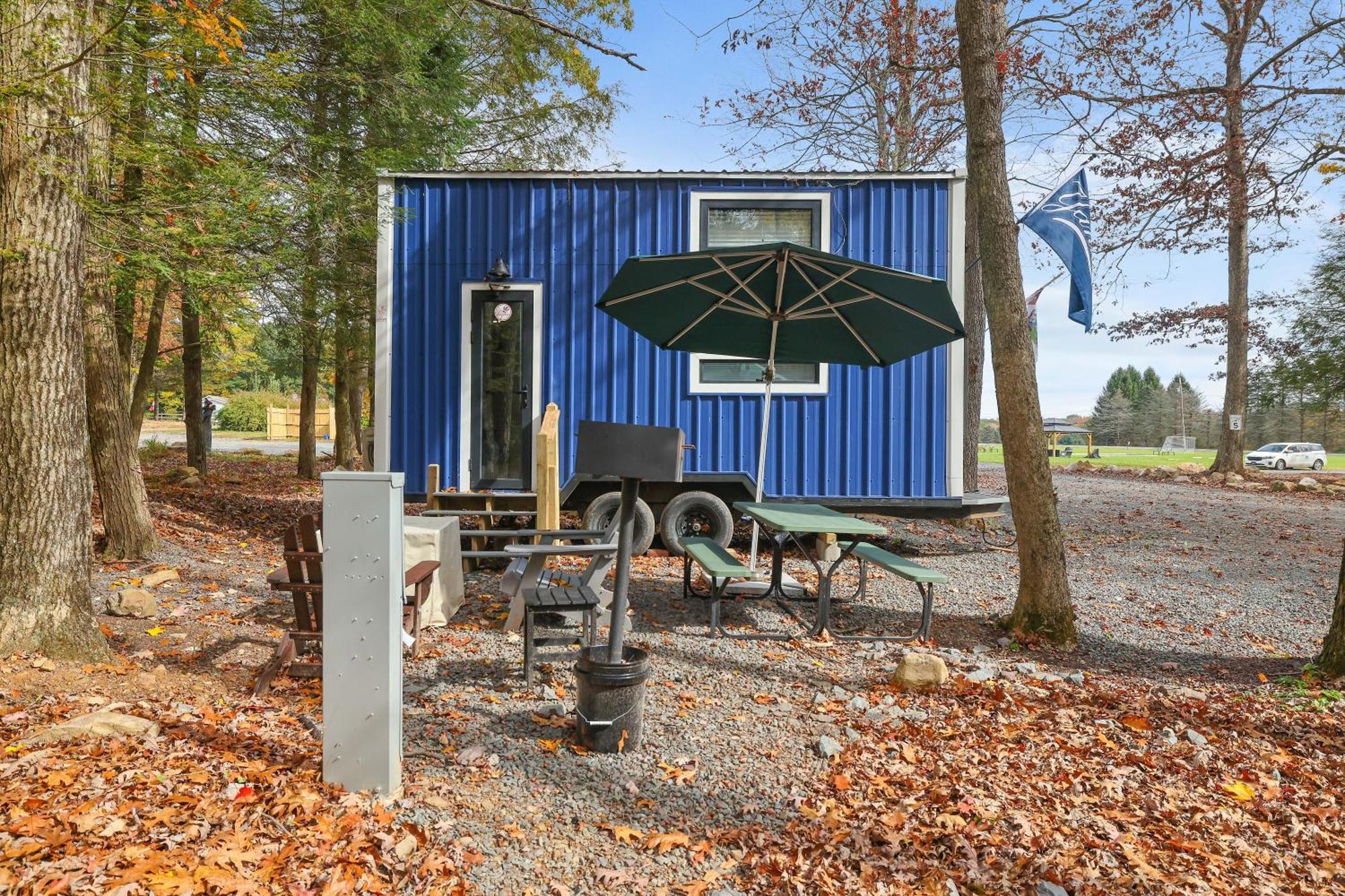 Camptel Poconos Lodging Albrightsville Esterno foto